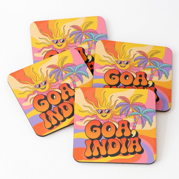 Item preview, Psychedelic Vintage Goa India Poster  designed and sold by paulo silveira.