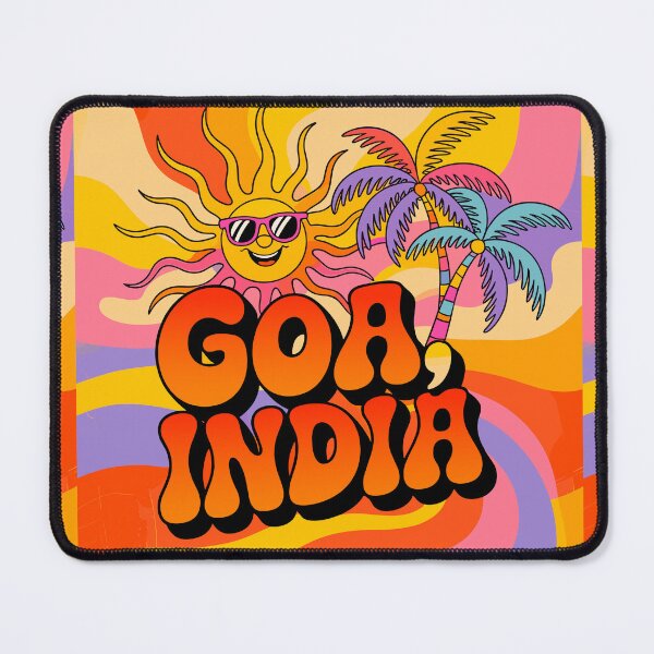 Item preview, Psychedelic Vintage Goa India Poster designed and sold by paulo silveira.
