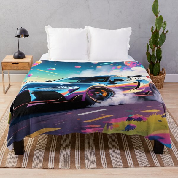 Item preview, Car doing a burnout in a fantasy world. designed and sold by Nomad-Maynard.