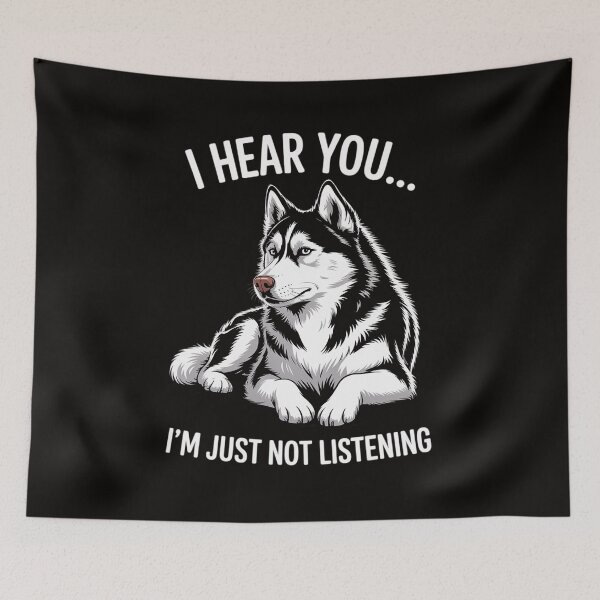 Item preview, Husky Dog Art For Men Women Kids Siberian Husky Love designed and sold by silladive.