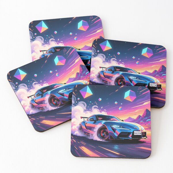 Item preview, Car doing a burnout in a fantasy world.  designed and sold by Nomad-Maynard.