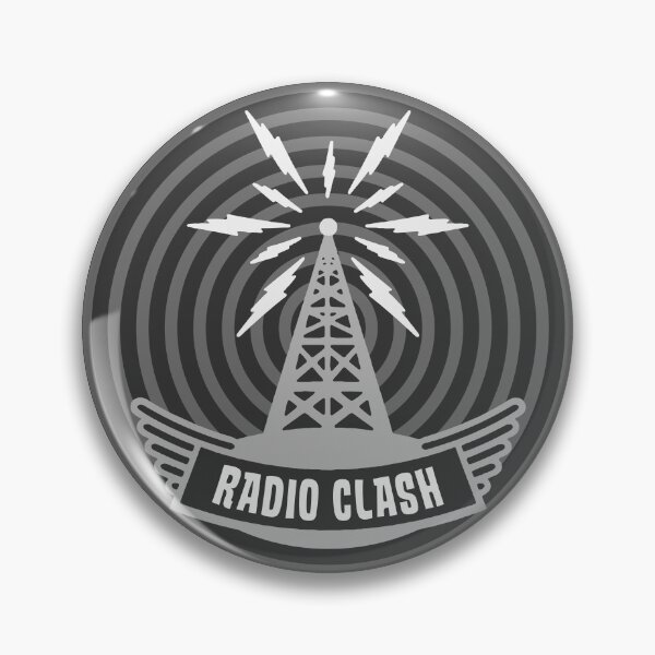 Item preview, 1980s Vintage Style British Punk Rock Radio Clash Retro Graphic designed and sold by wmxdesign.