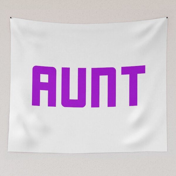 Item preview, Aunt, Purple Bold designed and sold by Memes N Lore .