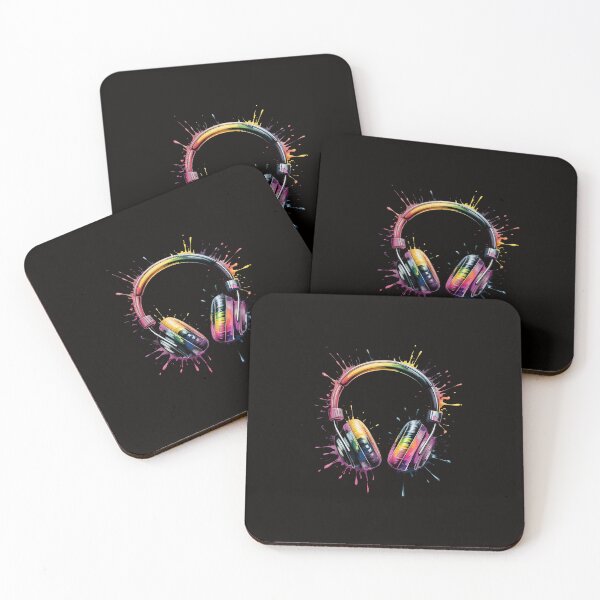 Item preview, Headphones Music DJ Colourful Music Headphones Music Lover designed and sold by silladive.