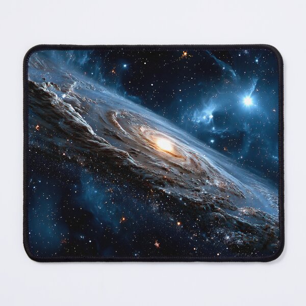Item preview, Vibrant Spiral Galaxy Glowing Amidst the Vast Expanse - Jigsaw Puzzle, etc designed and sold by jecphotography and art.
