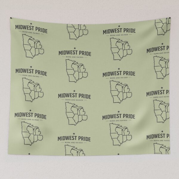 Item preview, MIDWEST PRIDE BORN AND RAISED  designed and sold by CoachEkong.