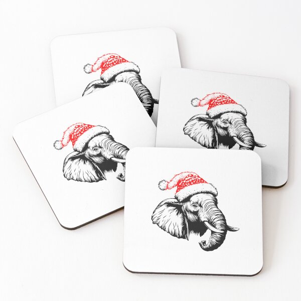 Artikelvorschau, Weihnachts-Elefant entworfen und verkauft von JollyCritters.