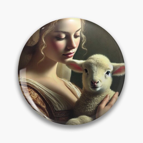Item preview, Sheepism – Lady with a Lamb designed and sold by Thpoar.