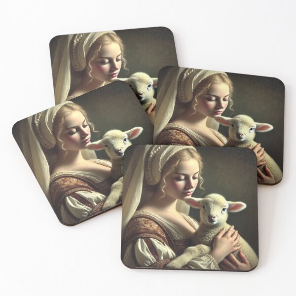 Item preview, Sheepism – Lady with a Lamb designed and sold by Thpoar.