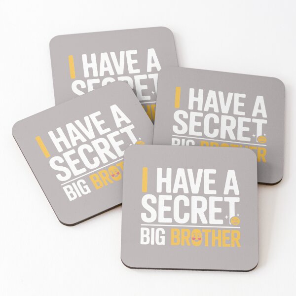 Item preview, I Have a Secret Big Brother – Funny Family Announcement designed and sold by artofProduct.