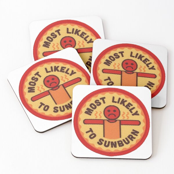Item preview, “Most Likely to Sunburn” Girl Scout badge designed and sold by Mowgv.