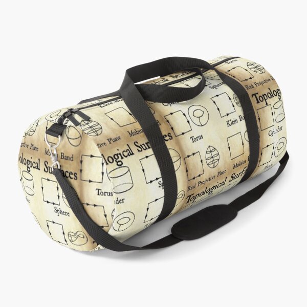 Item preview, Nerdy Vintage Topological Surfaces Math Teacher Black Text Parchment designed and sold by MathWare MathClips.