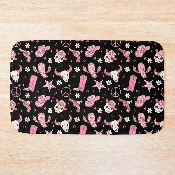 Item preview, Pink Cowgirl Skull Western Pattern Design designed and sold by PSYNOVA.