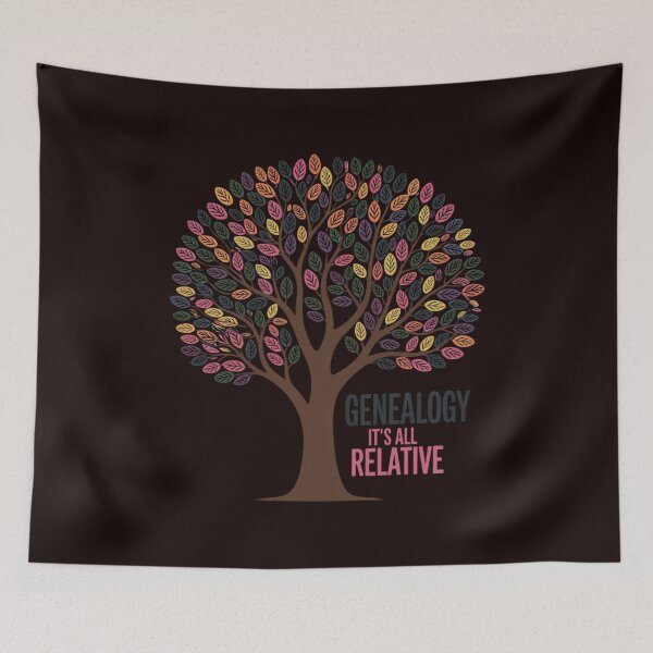 Item preview, genealogy is all relative. family historian designed and sold by hettingerchaim.