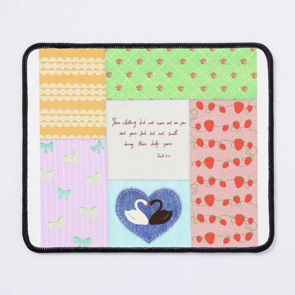 Item preview, Deuteronomy 8:4 Christian Bible Verse Art – Faith Wall Art Illustration designed and sold by Adorebybeccaw.