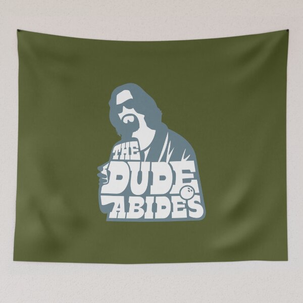 Item preview, big lebowski, jeff bridges, the dude abides designed and sold by Captain Banjo.