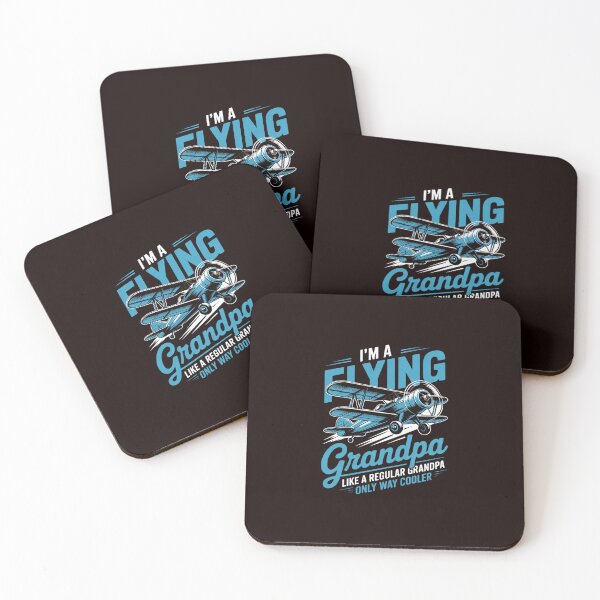 Item preview, Flying Grandpa Pilot Airplane Lover Aviation Gift designed and sold by hettingerchaim.