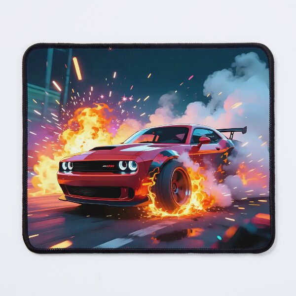 Item preview, Car doing a burnout in a fantasy world.  designed and sold by Nomad-Maynard.