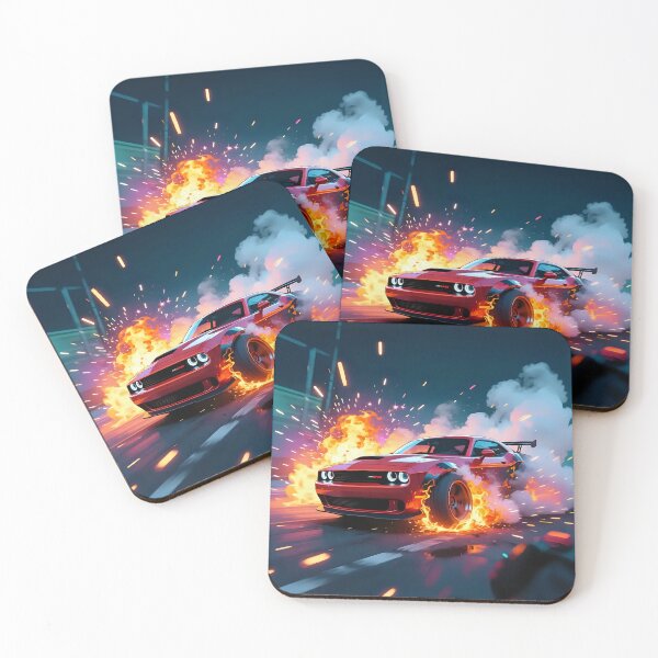 Item preview, Car doing a burnout in a fantasy world.  designed and sold by Nomad-Maynard.