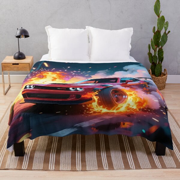 Item preview, Car doing a burnout in a fantasy world. designed and sold by Nomad-Maynard.