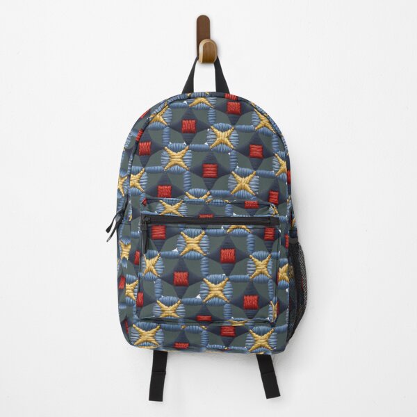 Item preview, Vintage Dynamic Geometric Pattern Embroidery Illustration designed and sold by Ciervo Primavera.