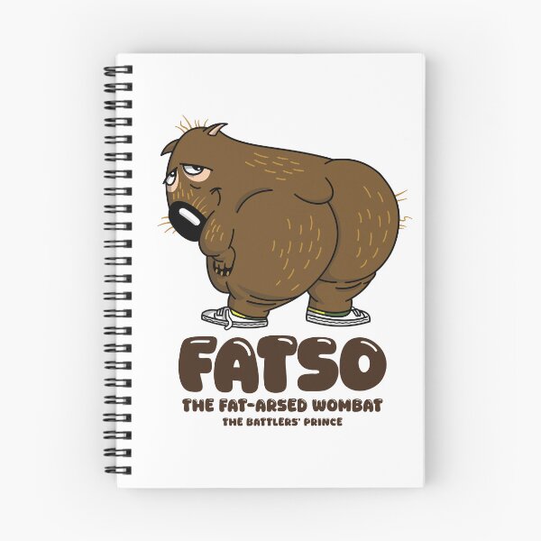 Item preview, FATSO The Fat-Arsed Wombat designed and sold by mad-bull.