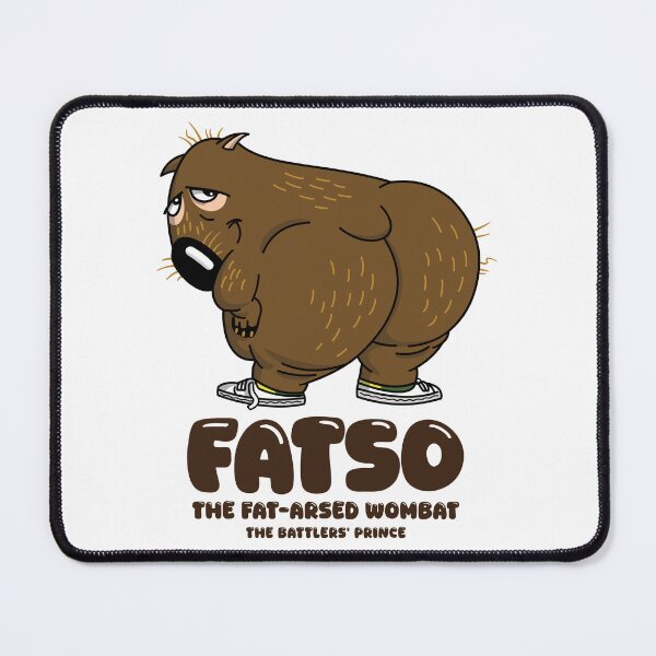 Item preview, FATSO The Fat-Arsed Wombat designed and sold by mad-bull.