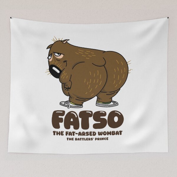 Item preview, FATSO The Fat-Arsed Wombat designed and sold by mad-bull.