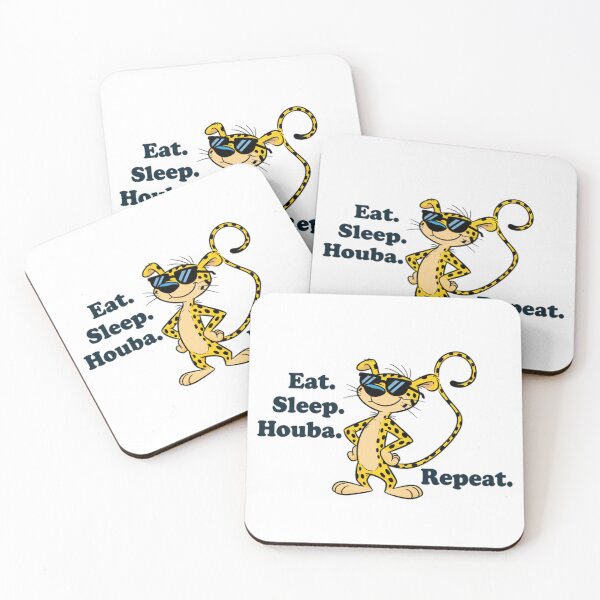 Item preview, Eat Sleep Houba Repeat Funny Unbothered Animal Mascot Graphic designed and sold by MarsupilamiFans.