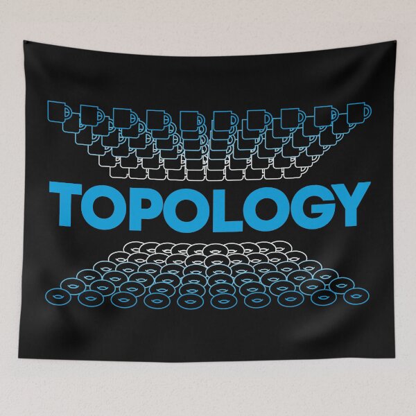 Item preview, Copy of 80's vibe topology in retro space (in blue color) designed and sold by pollosparatodos.