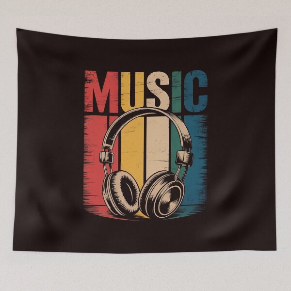 Item preview, Electronic Music Lover DJ Gift  Headphones designed and sold by hettingerchaim.