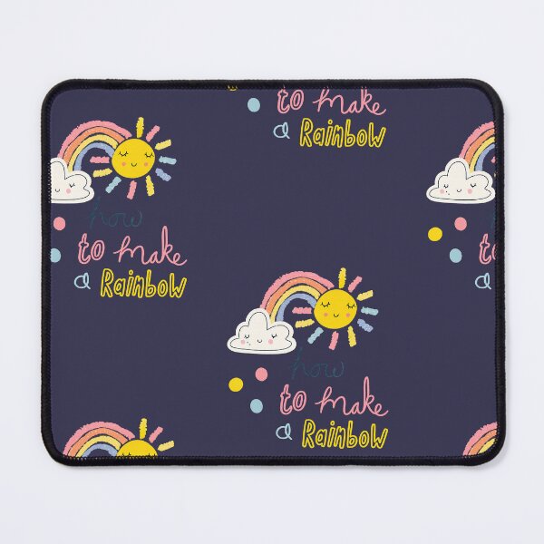 Item preview, How to Make a Rainbow – Colorful Cloud & Sun designed and sold by Mai-Rashed1009.