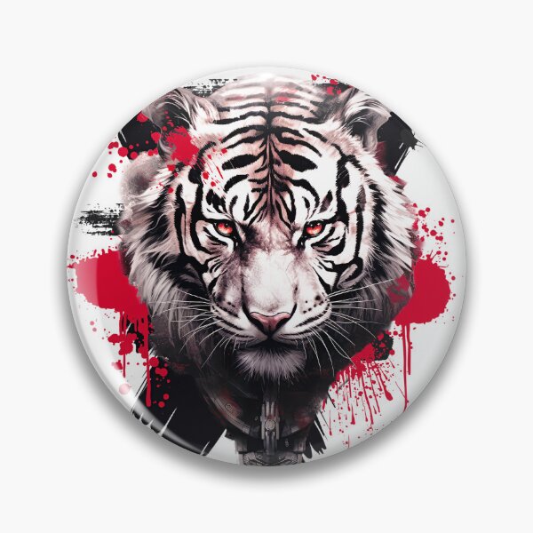 Item preview, Trash Tiger Art Tattoo-Style Inspired Edgy Design  designed and sold by DEC02.