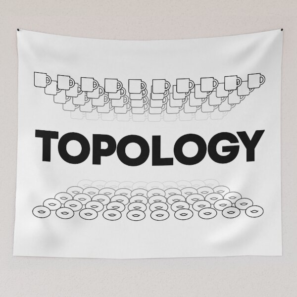 Item preview, Copy of Copy of 80's vibe topology in retro space (in black color) designed and sold by pollosparatodos.