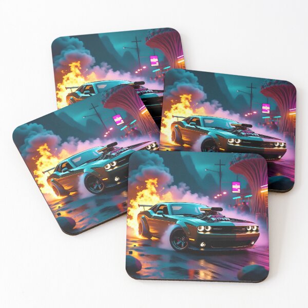 Item preview, Car doing a burnout in a fantasy world.  designed and sold by Nomad-Maynard.