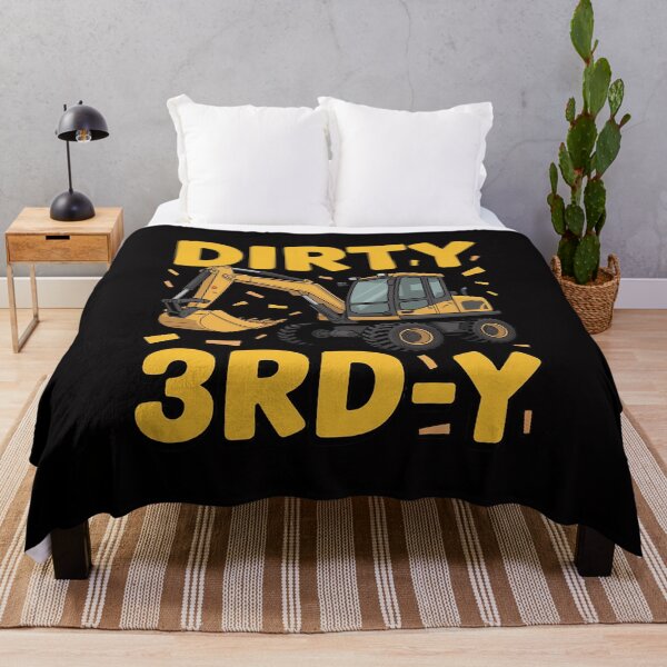 Item preview, Dirty 3rd-Y Construction Kids 3 Years Old 3rd Birthday Party designed and sold by demarioTTS.