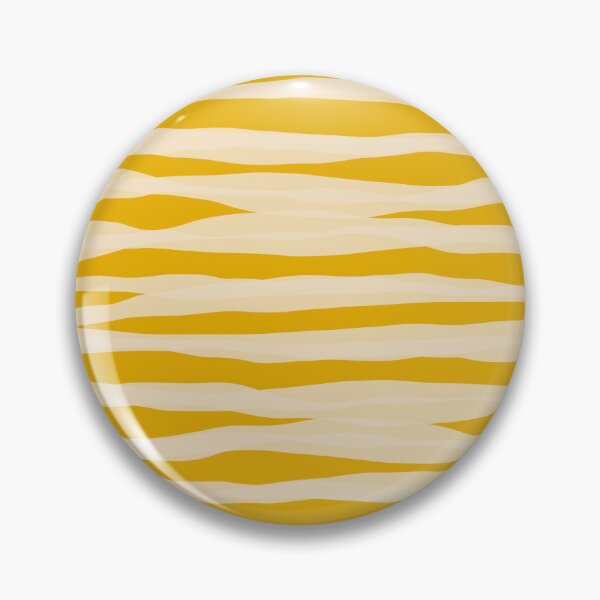 Item preview, Abstract Organic Stripes Pattern in Mustard Yellow designed and sold by kierkegaard.