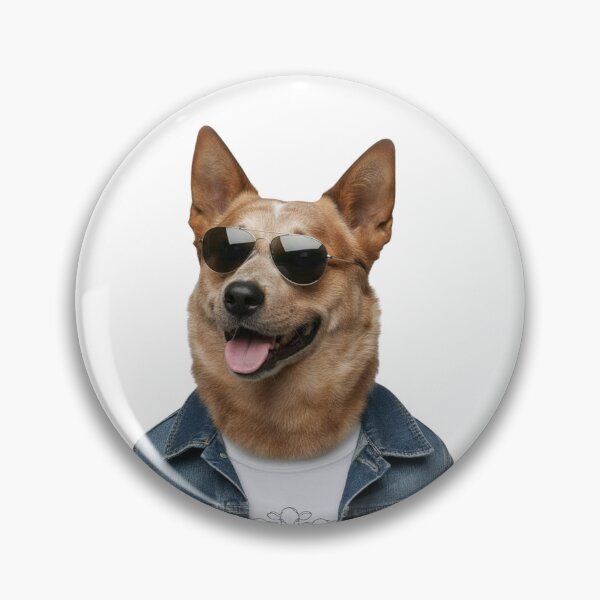 Item preview,  Australian Cattle Dog Denim Style | Cool Sunglasses Look designed and sold by slydawgstudio.