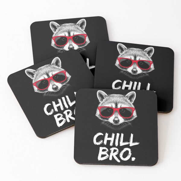 Item preview, Funny Raccoon With Sunglasses Chill Bro Gamer designed and sold by NovaCraft30.