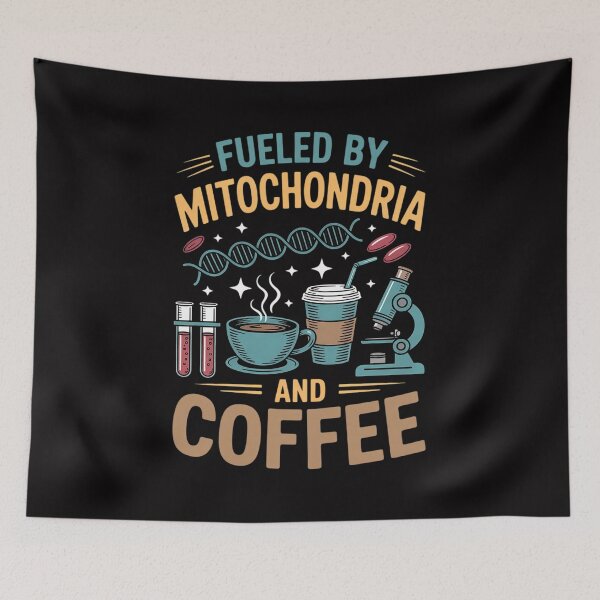 Item preview, Biology Teacher Science Fueled By Mitochondria Coffee designed and sold by demarioTTS.