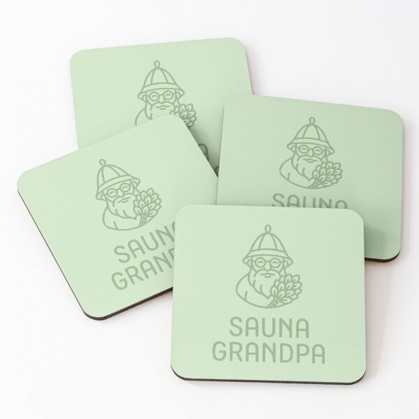 Item preview, 「Sauna Grandpa」logo designed and sold by WABISABIMOMENTS.