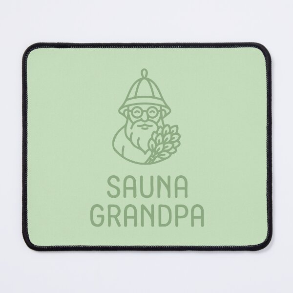 Item preview, 「Sauna Grandpa」logo designed and sold by WABISABIMOMENTS.