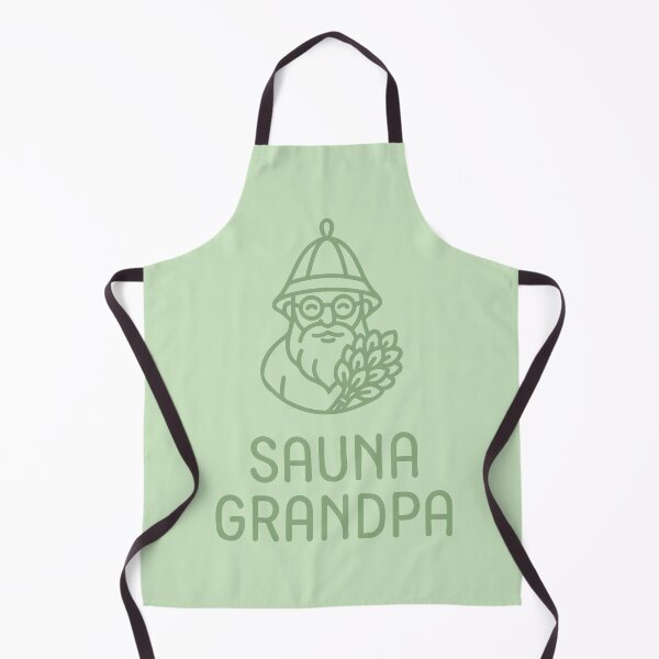 Item preview, 「Sauna Grandpa」logo designed and sold by WABISABIMOMENTS.