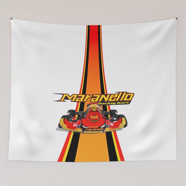 Item preview, Maranello Racing Karts - White background designed and sold by KartPixel by Pipstar.