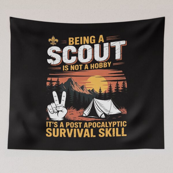 Item preview, Being A Scout Is Not A Hobby - Boys & Girls Scouts designed and sold by portcrysral.