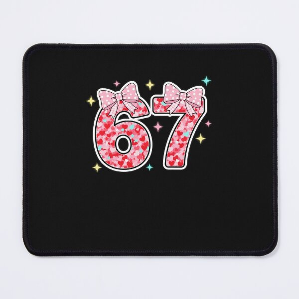 Item preview, Valentine 67 Six Seven 6-7 Funny Heart Bow For Kids Girls designed and sold by yaginoie.