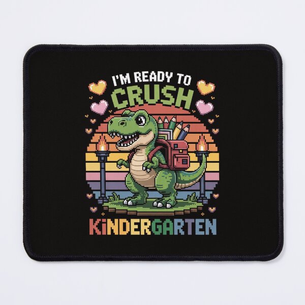 Item preview, Back To School Kindergarten Boys I'm Ready to Crush Dinosaur designed and sold by portcrysral.
