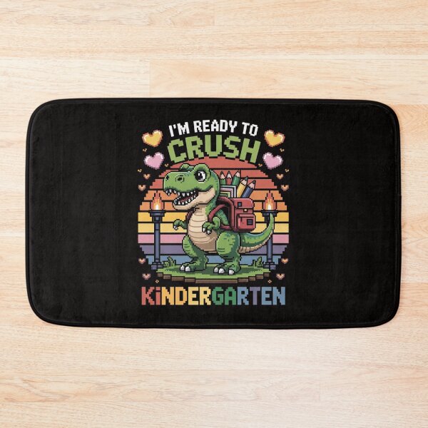 Item preview, Back To School Kindergarten Boys I'm Ready to Crush Dinosaur designed and sold by portcrysral.