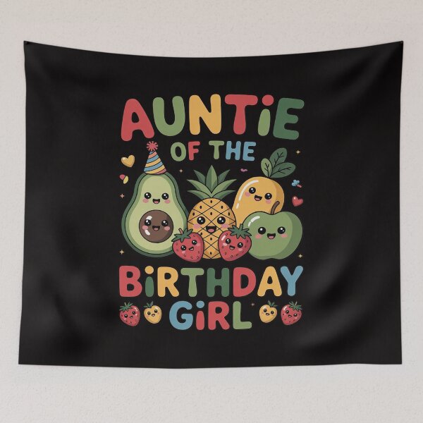 Item preview, Auntie Of The Birthday Girl Family Fruit Birthday Hey Bear designed and sold by portcrysral.