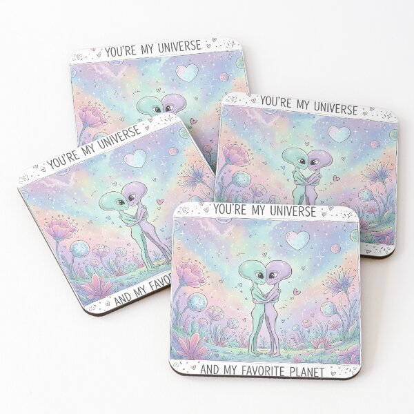 Item preview, Cosmic Embrace: Alien Love in a Star Garden designed and sold by VisualRotaStudio .